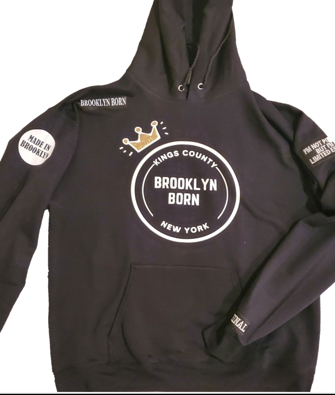 Brooklyn Born Hoodie (Black) Main Image